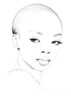 Minimalist Line Drawing of Woman's Facial Expression