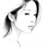 Minimalist Line Drawing of Woman's Facial Expression