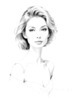Minimalist Portrait of Woman's Neck and Collarbone in Pen Strokes