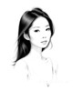Minimalist Portrait of Woman's Neck and Collarbone in Pen Strokes