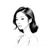 Minimalist Portrait of Woman's Neck and Collarbone in Pen Strokes