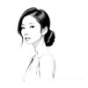Minimalist Portrait of Woman's Neck and Collarbone in Pen Strokes