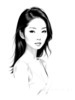 Minimalist Portrait of Woman's Neck and Collarbone in Pen Strokes