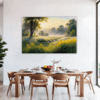 Misty Meadow at Dawn Dining Room Demo