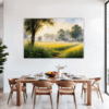 Misty Meadow at Dawn Dining Room Demo