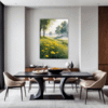 Misty Meadow at Dawn Dining Room Demo