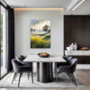 Misty Meadow at Dawn Dining Room Demo