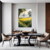 Misty Meadow at Dawn Dining Room Demo