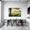 Misty Meadow at Dawn Dining Room Demo