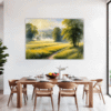 Misty Meadow at Dawn Dining Room Demo