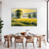 Misty Meadow at Dawn Dining Room Demo