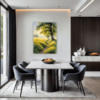 Misty Meadow at Dawn Dining Room Demo