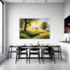 Misty Meadow at Dawn Dining Room Demo