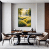 Misty Meadow at Dawn Dining Room Demo