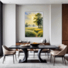 Misty Meadow at Dawn Dining Room Demo