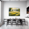 Misty Meadow at Dawn Dining Room Demo