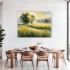 Misty Meadow at Dawn Dining Room Demo