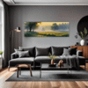 Misty Meadow at Dawn Living Room Demo