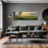 Misty Meadow at Dawn Living Room Demo