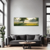 Misty Meadow at Dawn Living Room Demo
