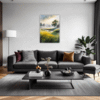 Misty Meadow at Dawn Living Room Demo