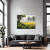 Misty Meadow at Dawn Living Room Demo