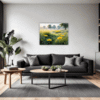 Misty Meadow at Dawn Living Room Demo