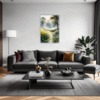 Misty Meadow at Dawn Living Room Demo