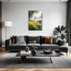 Misty Meadow at Dawn Living Room Demo