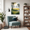 Misty Meadow at Dawn Living Room Demo