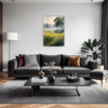 Misty Meadow at Dawn Living Room Demo