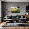 Misty Meadow at Dawn Living Room Demo