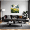 Misty Meadow at Dawn Living Room Demo
