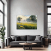 Misty Meadow at Dawn Living Room Demo