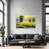Misty Meadow at Dawn Living Room Demo