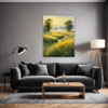 Misty Meadow at Dawn Living Room Demo