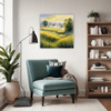 Misty Meadow at Dawn Living Room Demo