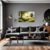 Misty Meadow at Dawn Living Room Demo
