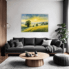Misty Meadow at Dawn Living Room Demo