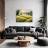Misty Meadow at Dawn Living Room Demo