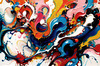 Modern Abstract Color Exploration Color Field Art Print