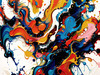 Modern Abstract Color Exploration Color Field Art Print
