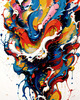 Modern Abstract Color Exploration Color Field Art Print
