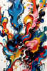 Modern Abstract Color Exploration Color Field Art Print