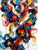 Modern Abstract Color Exploration Color Field Art Print