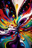 Modern Abstract Art Print of Color Field Exploration