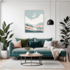 Moonlit Grass Living Room Demo