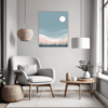 Moonlit Grass Living Room Demo