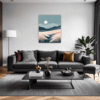 Moonlit Grass Living Room Demo