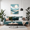 Moonlit Grass Living Room Demo